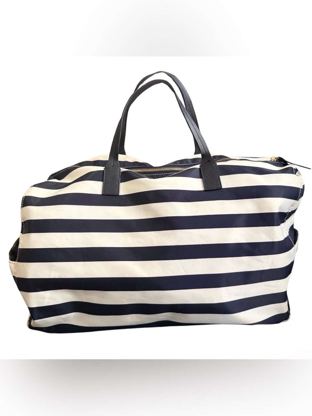 Kate Spade Blake Avenue Taden Striped Nylon Diaper Bag / Travel Duffel